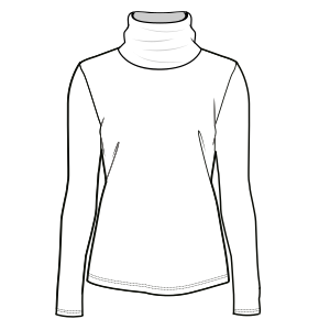 Moldes de confeccion para DAMA Tallas Grandes Polera 7197